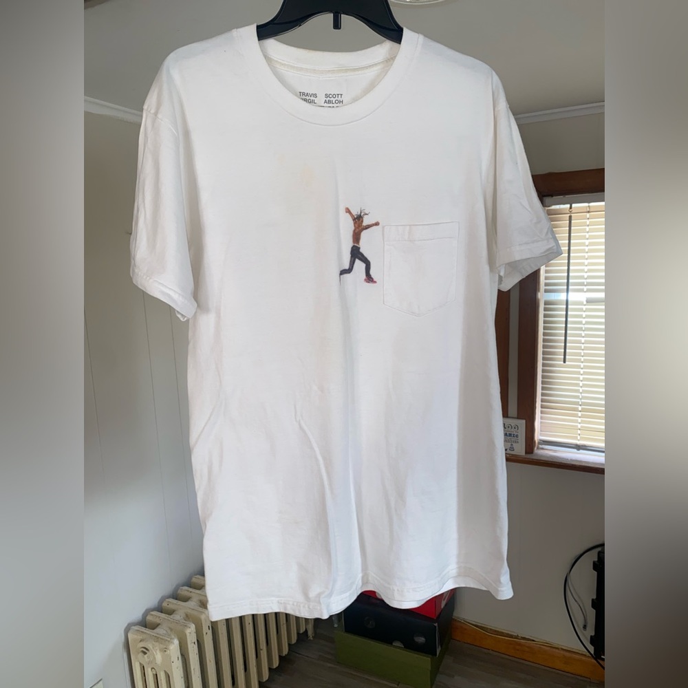 Off-white x travis scott t shirt